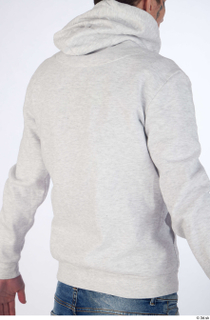 Dio casual dressed upper body white hoodie 0006.jpg